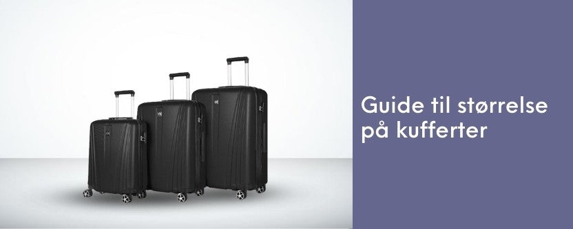 Guide til kuffertstørrelse
