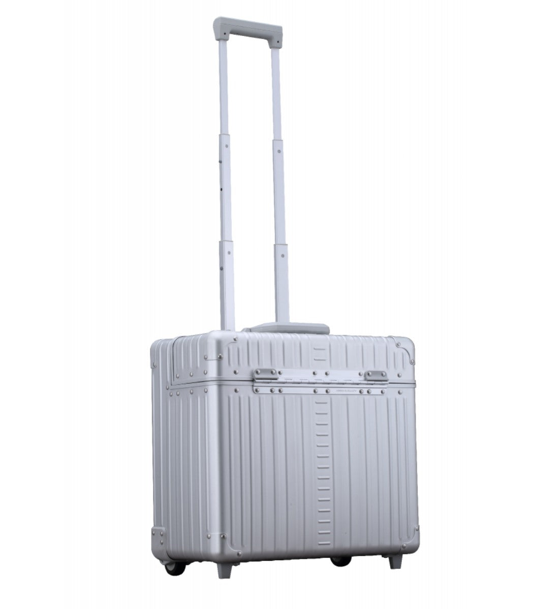 Aleon Pilottaske 2 Hjul Sølv