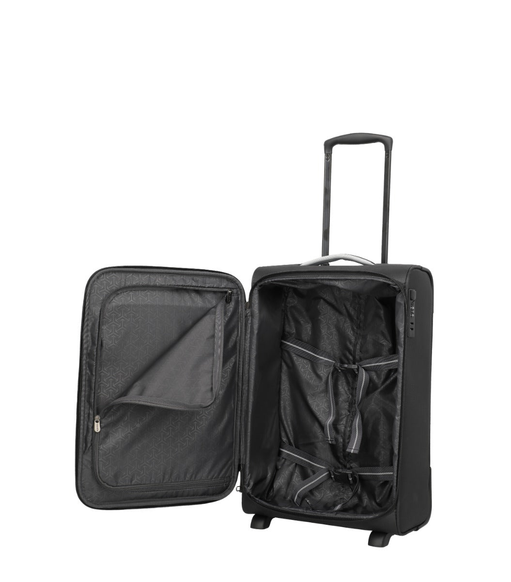 Travelite Jetpack Sort Slim Kabinekuffert