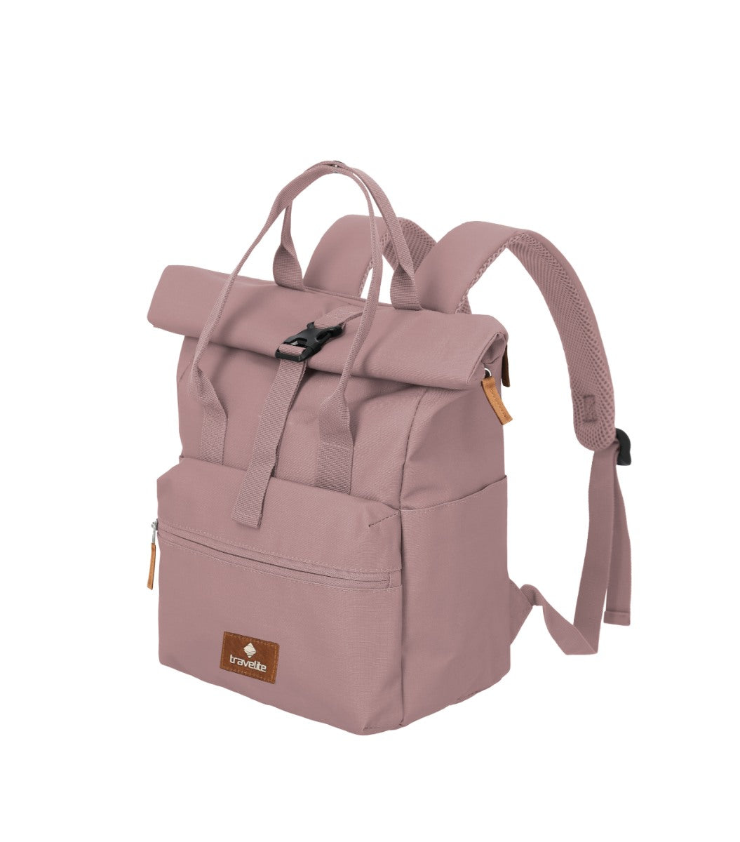 Travelite Basics Short Handle Rollup Rose Rygsæk