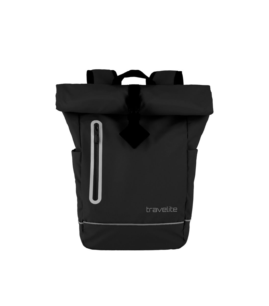 Travelite Basics Canvas Rollup Sort Rygsæk