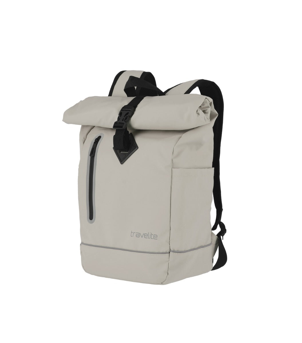 Travelite Basics Canvas Rollup Hvid Rygsæk