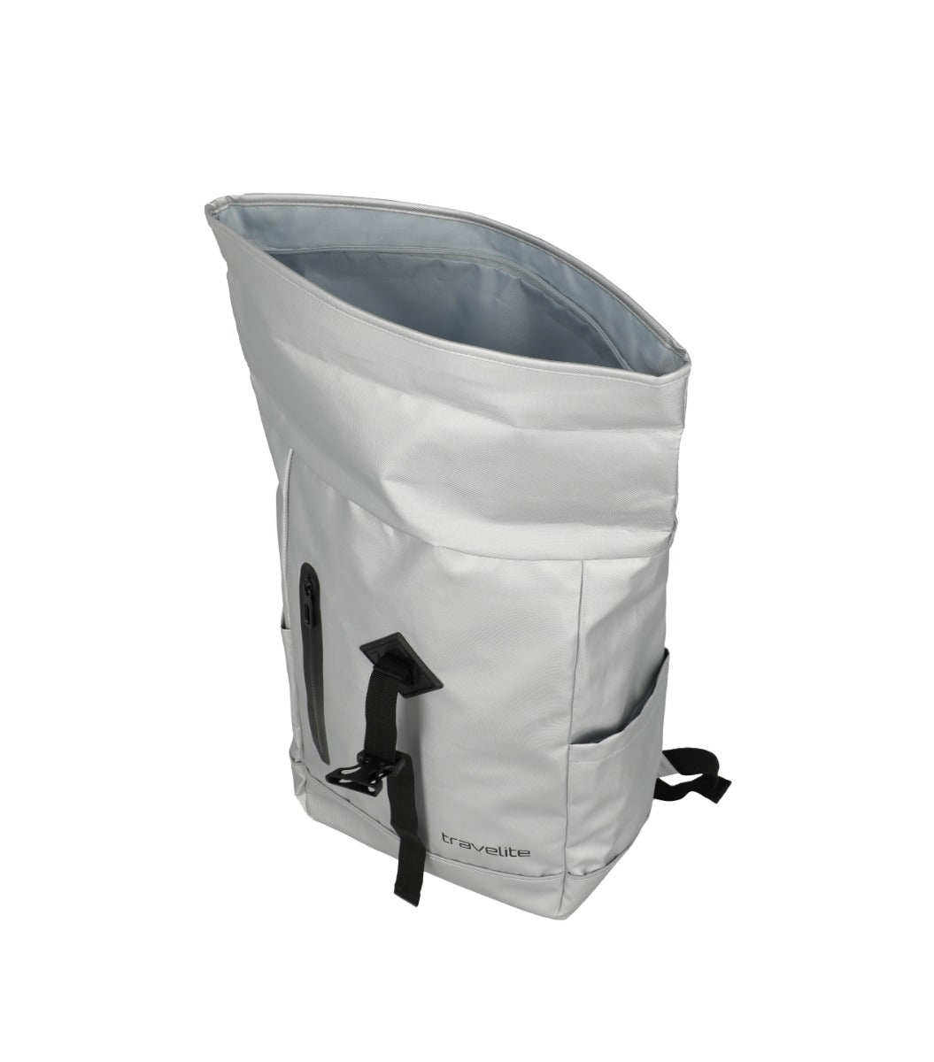 Travelite Basics Canvas Rollup Sølv Rygsæk