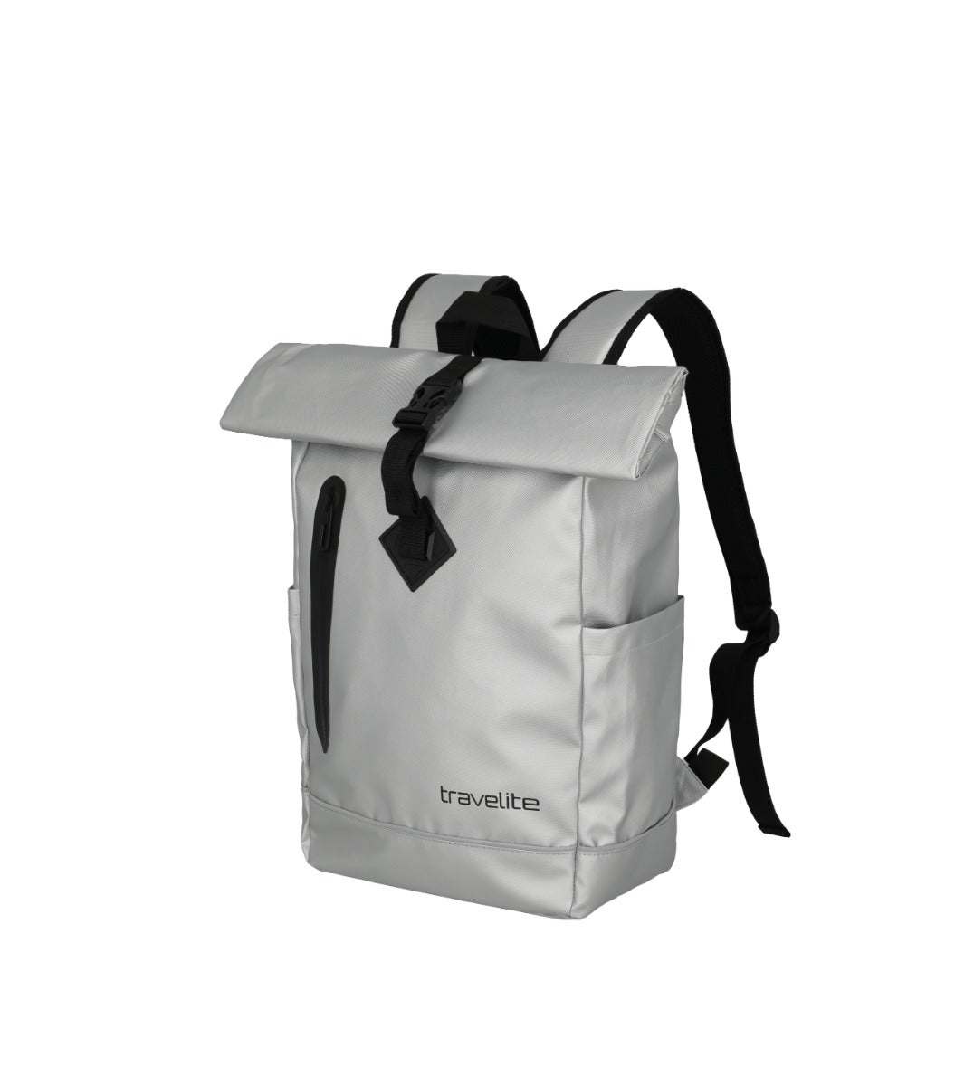 Travelite Basics Canvas Rollup Sølv Rygsæk