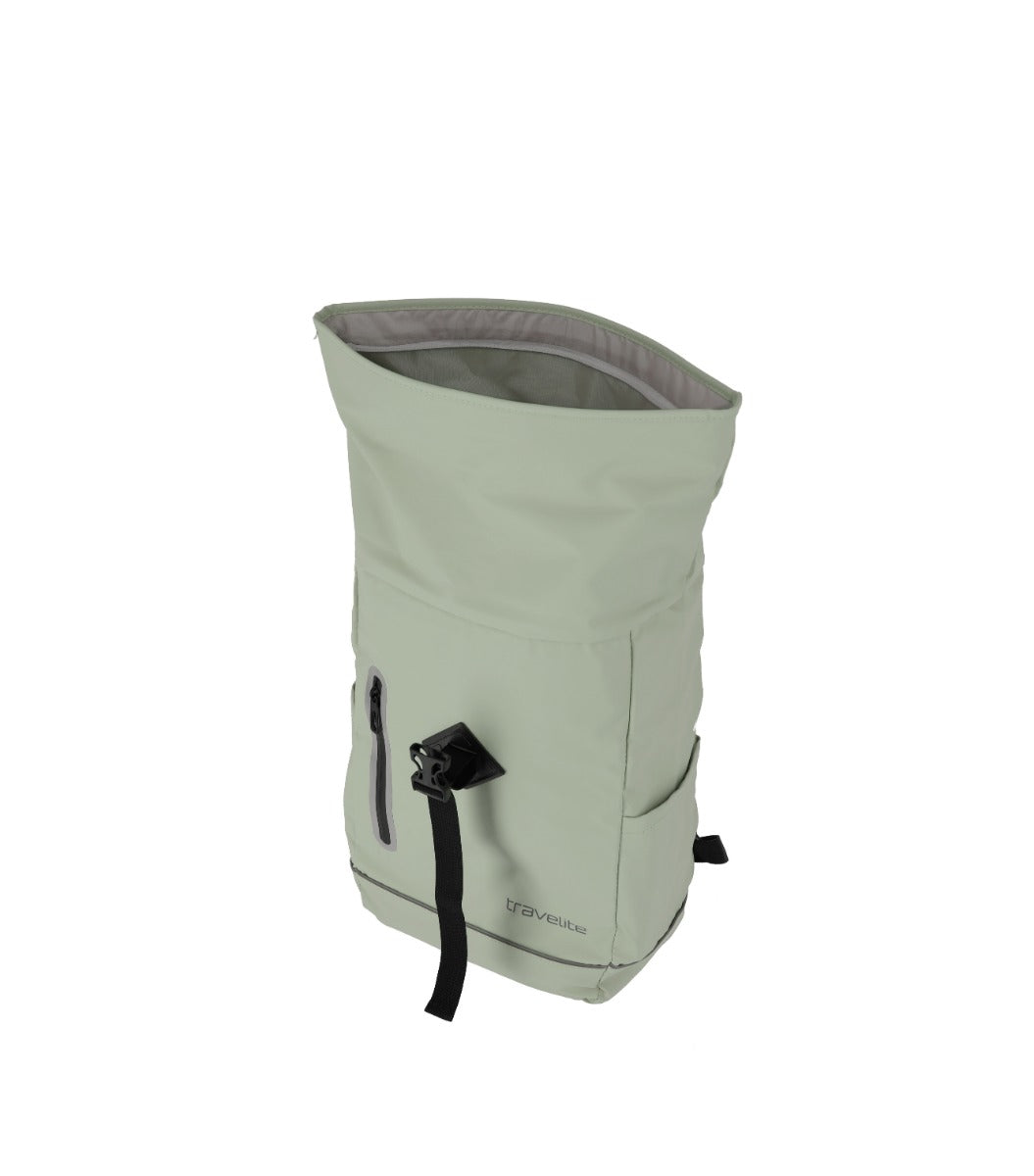 Travelite Basics Canvas Rollup Grøn Rygsæk