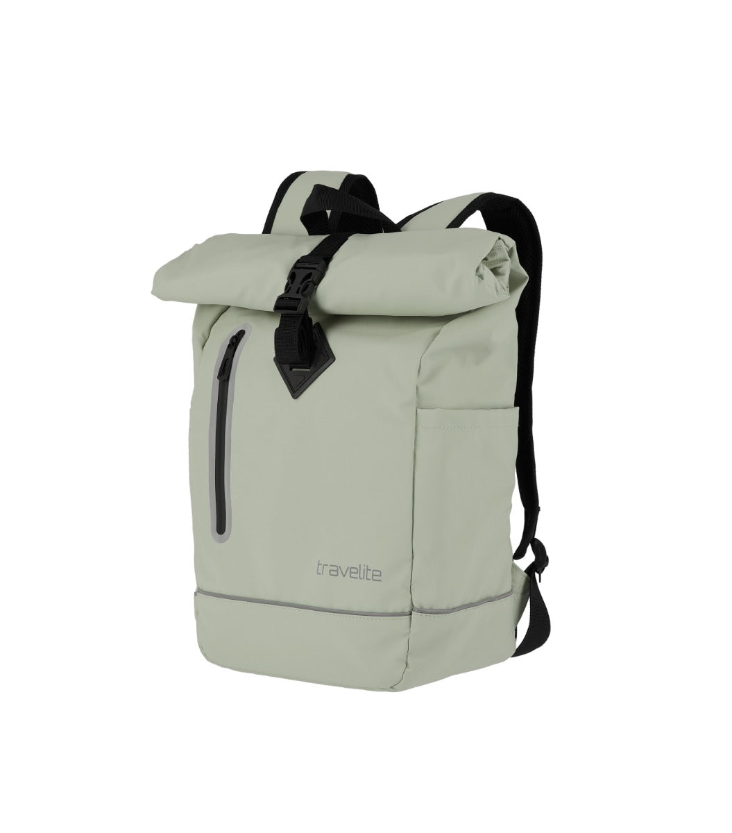 Travelite Basics Canvas Rollup Grøn Rygsæk