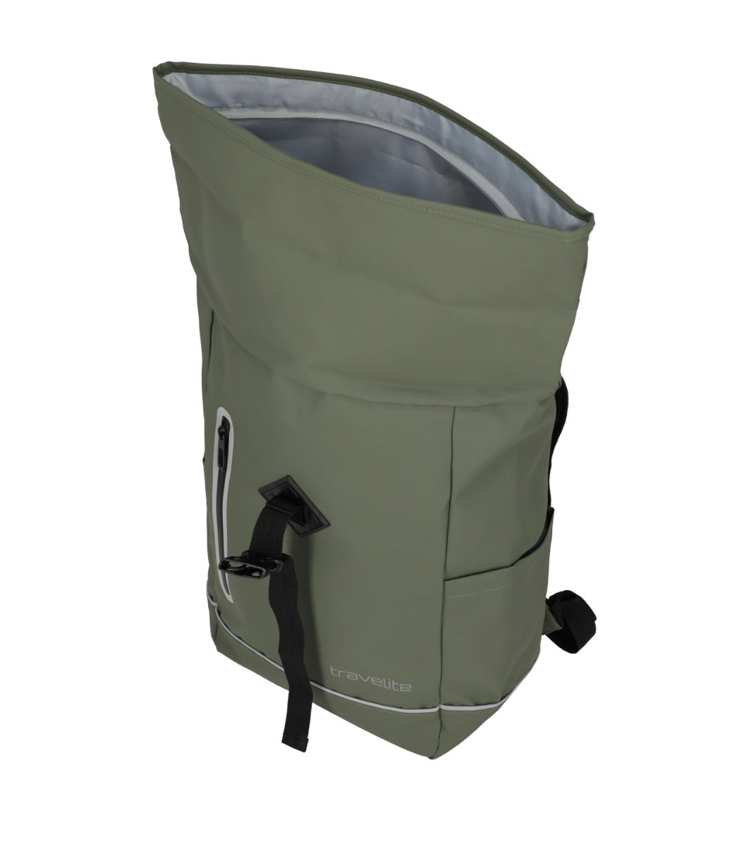Travelite Basics Canvas Rollup Olive Rygsæk