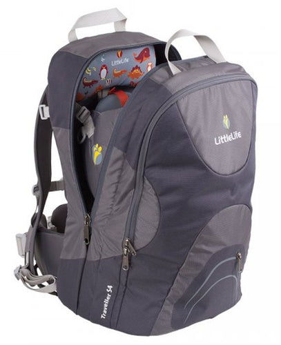 LittleLife Traveller S4 Child Carrier Grey