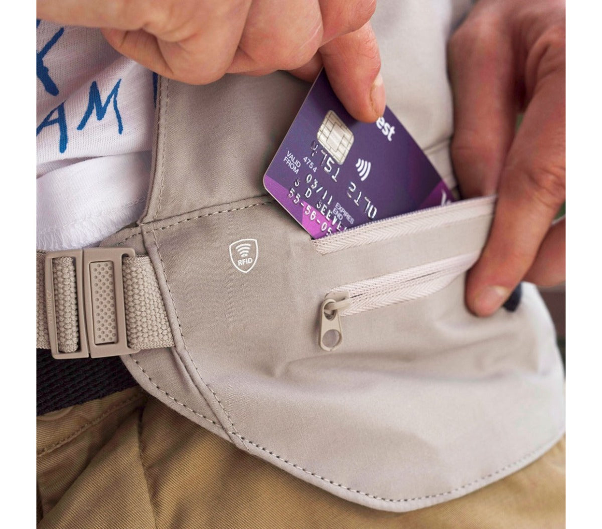 Lifeventure RFID Multipocket Pengebælte