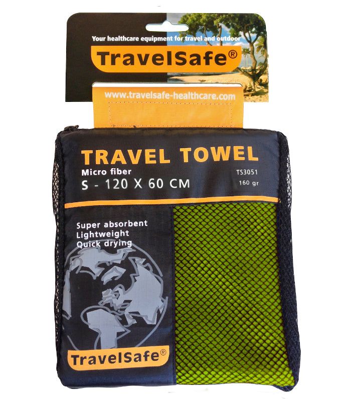 Travelsafe Rejsehåndklæde Grøn