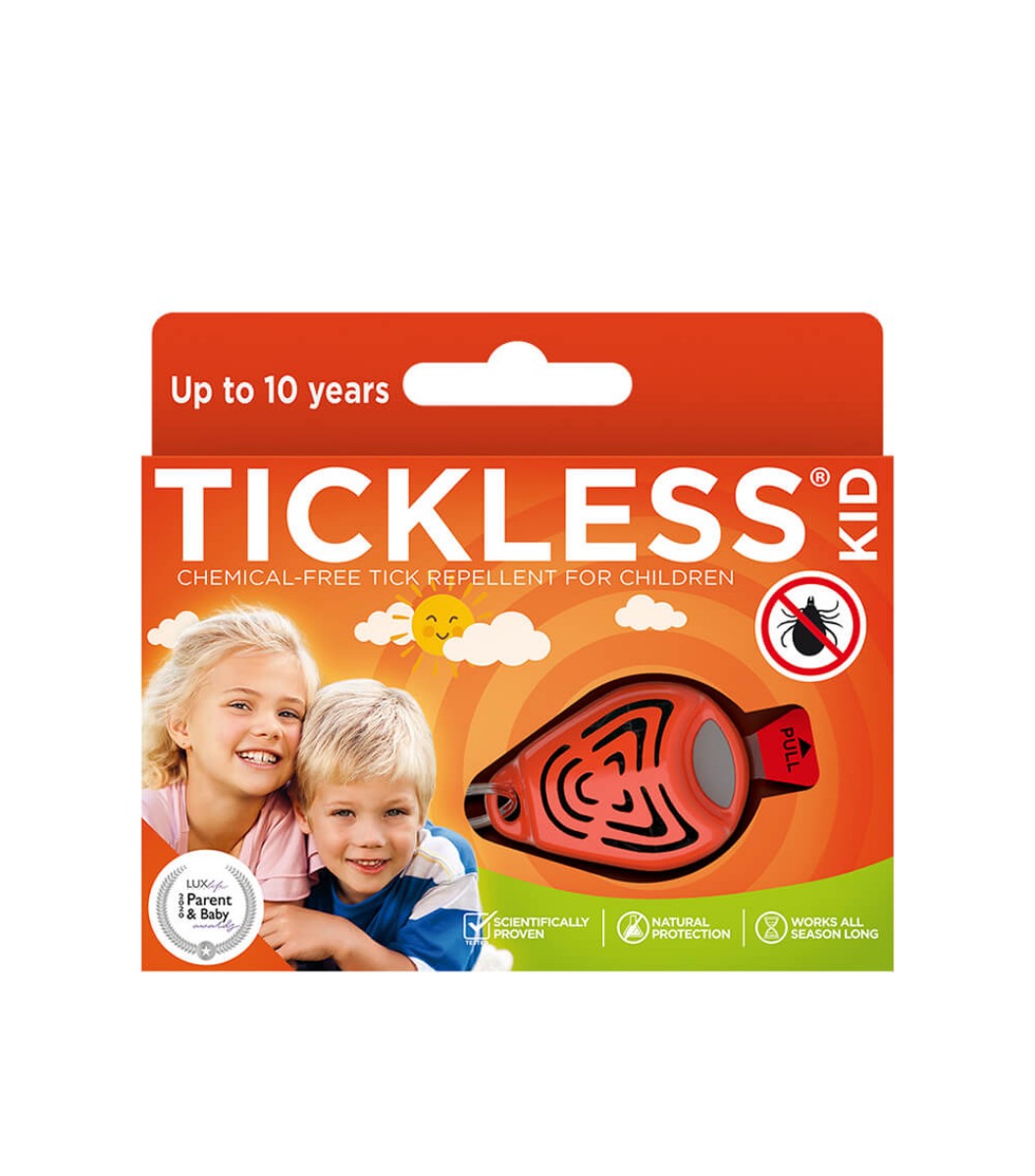 Tickless Flåtbeskyttelse Baby/Børn Orange