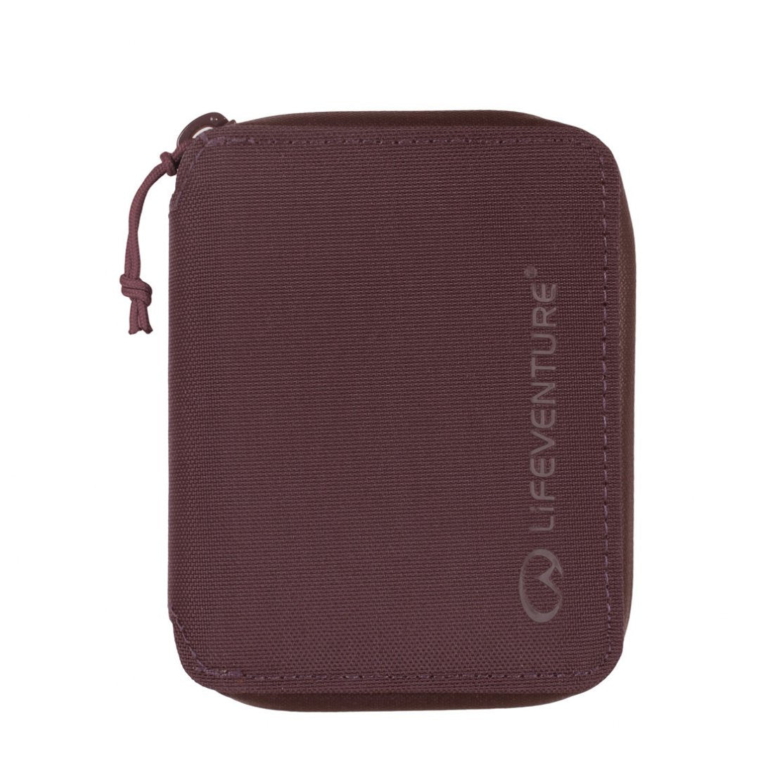 LifeVenture RFID Bi-Fold Rejsepung Plum