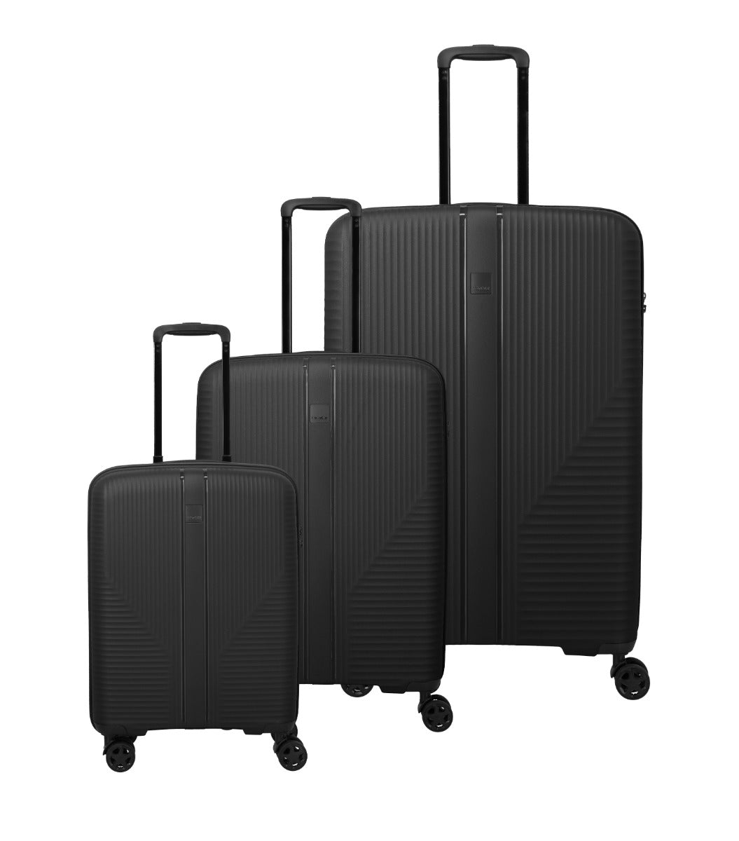 Travelite Air Stripe Sort Kuffertsæt