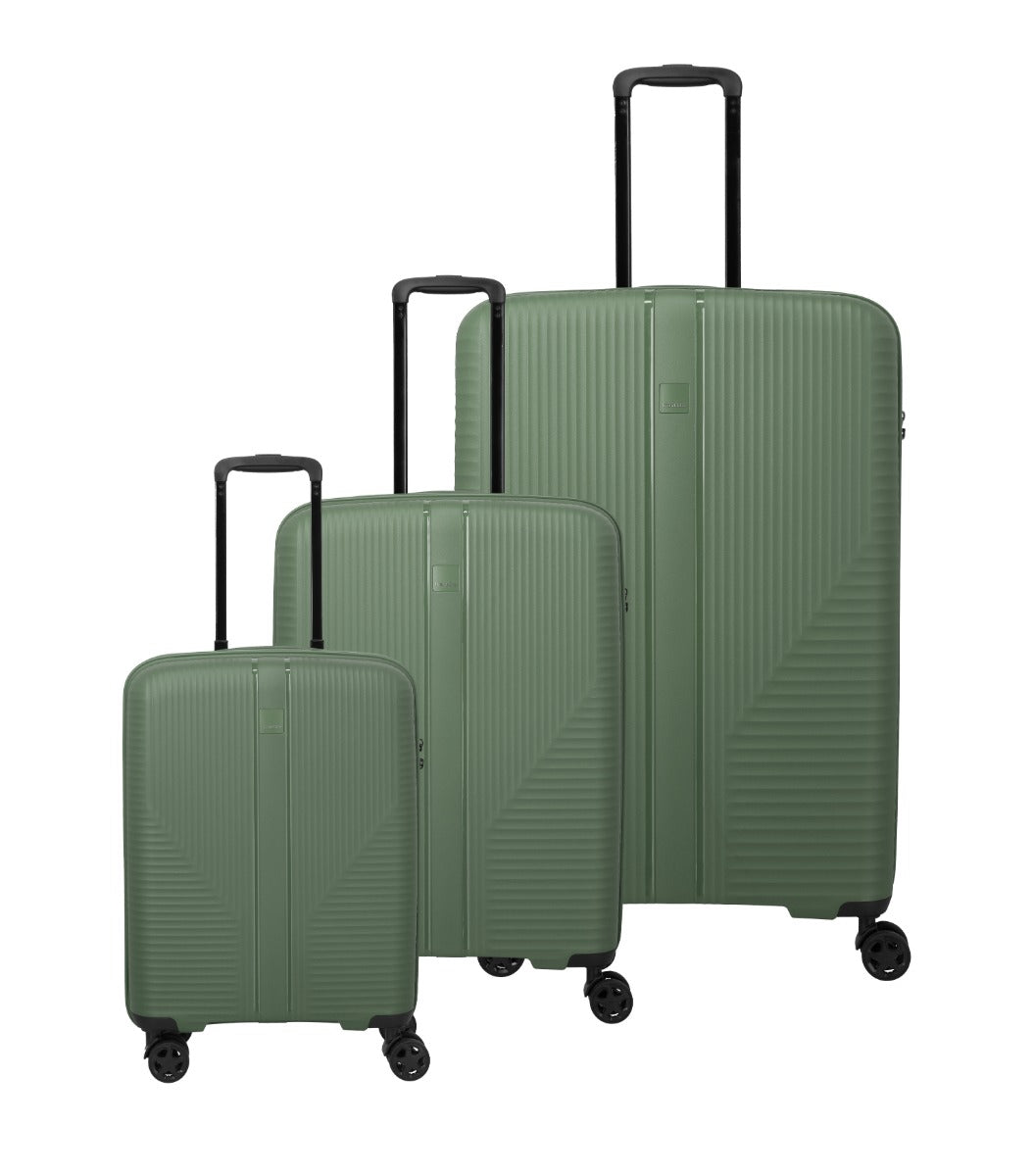 Travelite Air Stripe Grøn Kuffertsæt