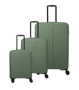 Travelite Air Stripe Grøn Kuffertsæt