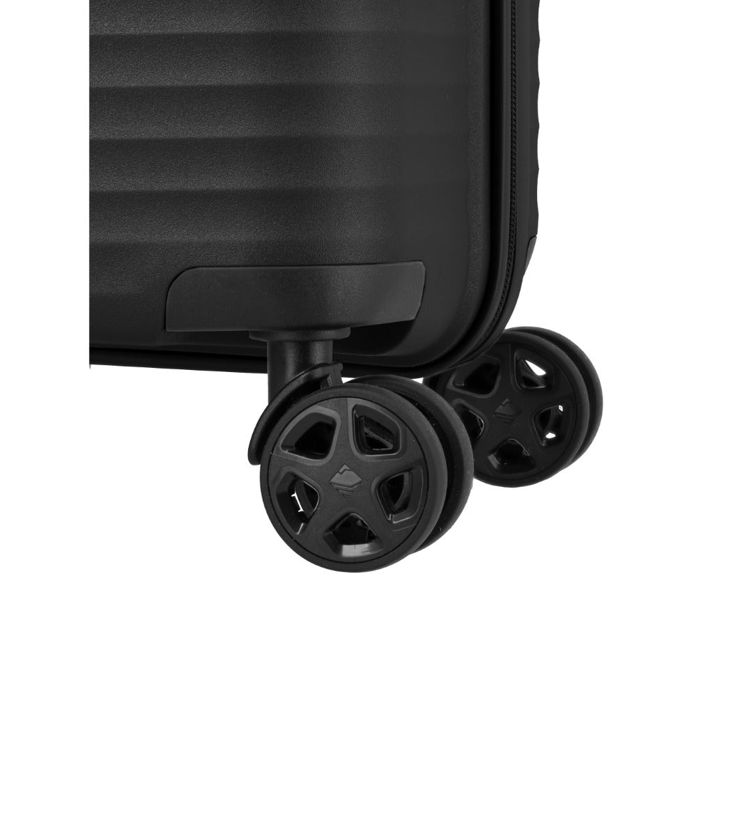 Travelite Air Stripe Slim Sort Kabinekuffert