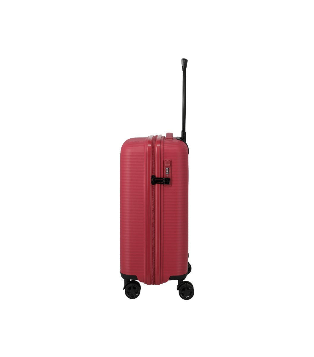 Travelite Air Stripe Slim Rød Kabinekuffert
