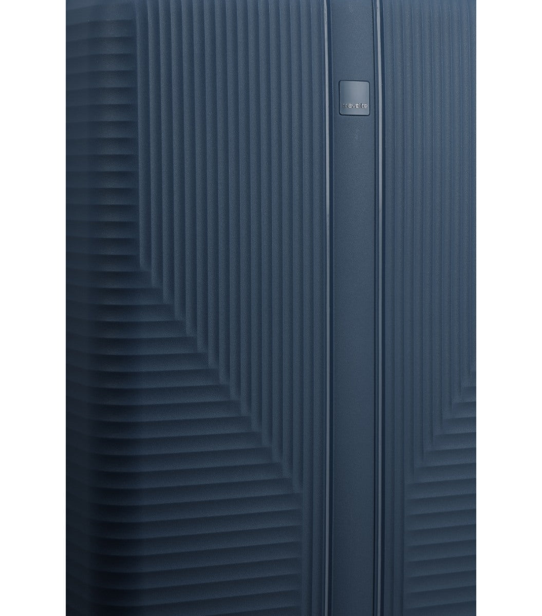 Travelite Air Stripe Slim Blå Kabinekuffert