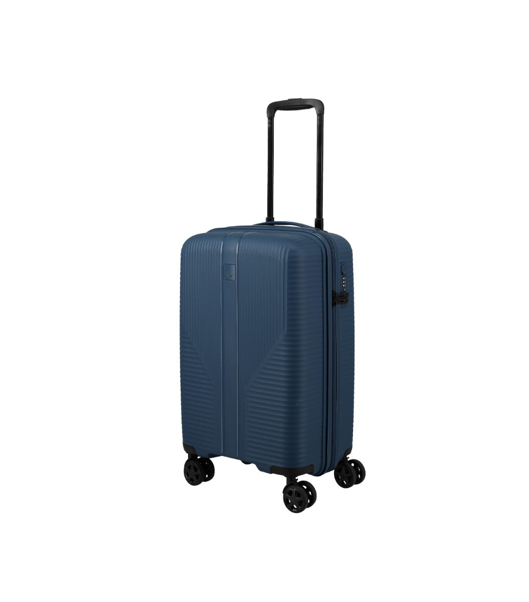 Travelite Air Stripe Slim Blå Kabinekuffert