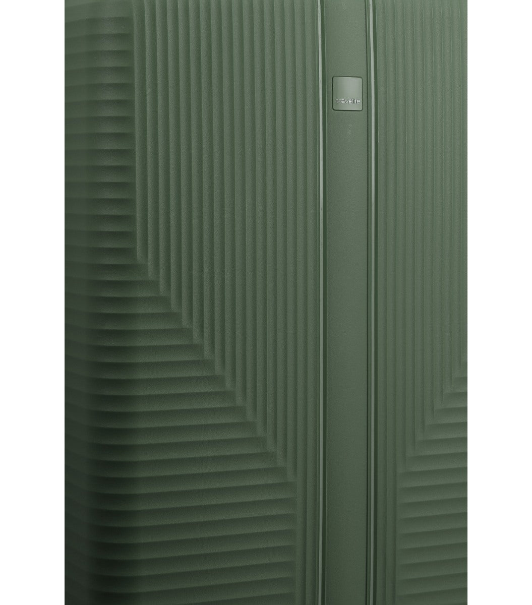 Travelite Air Stripe Slim Grøn Kabinekuffert