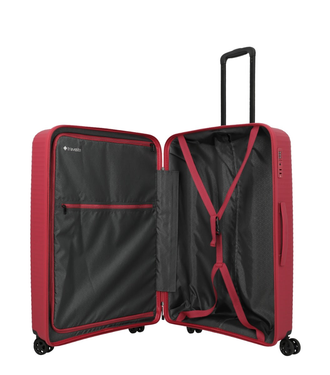 Travelite Air Stripe Rød Kuffert