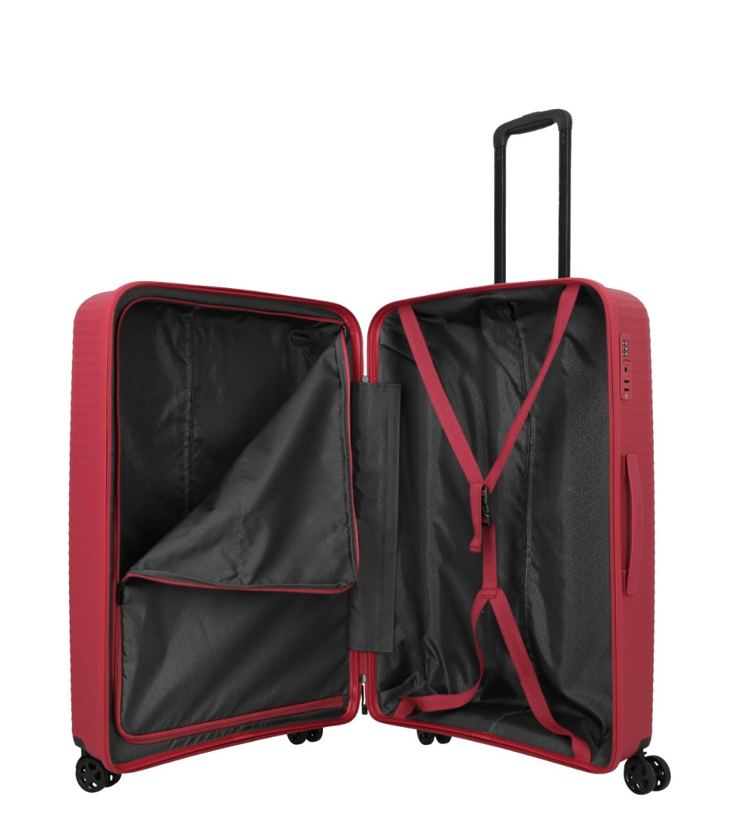 Travelite Air Stripe Rød Kuffert