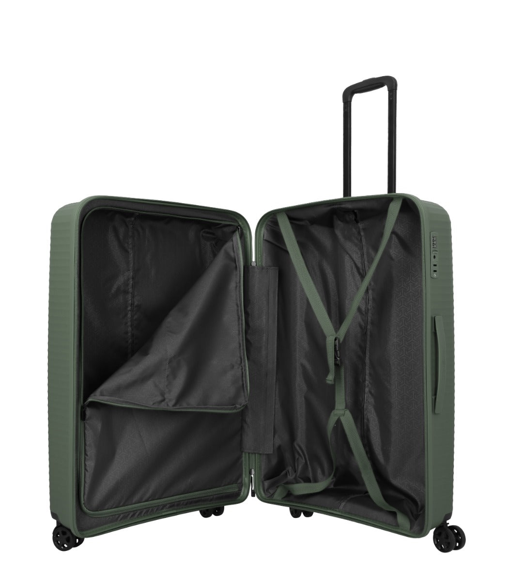 Travelite Air Stripe Grøn Kuffert