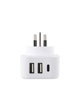 Lifeventure Adapter - World til AUS/Kina Med USB
