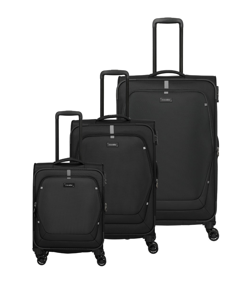 Travelite Umbria Sort Kuffertsæt Ex.