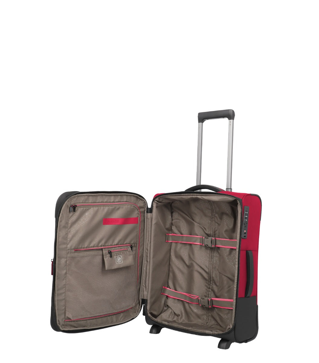 Travelite Crosslite 2W Rød Kabinekuffert