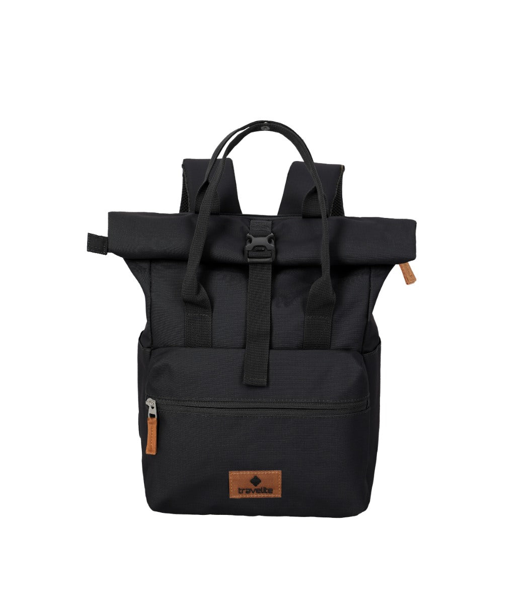 Travelite Basics Short Handle Rollup Sort Rygsæk