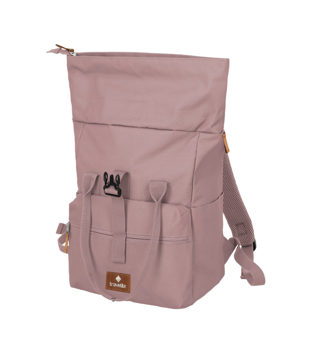 Travelite Basics Short Handle Rollup Rose Rygsæk