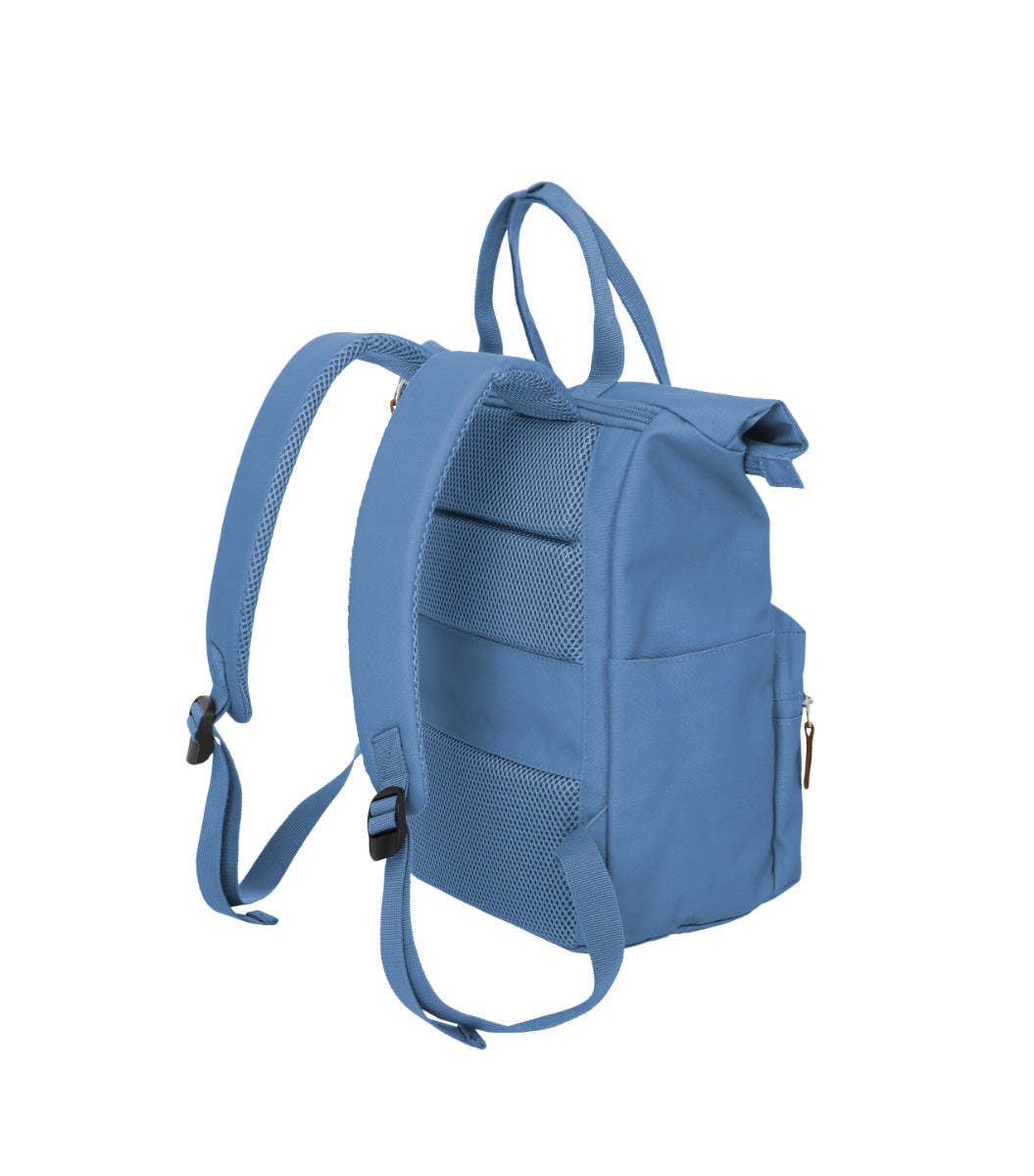 Travelite Basics Short Handle Rollup Blå Rygsæk