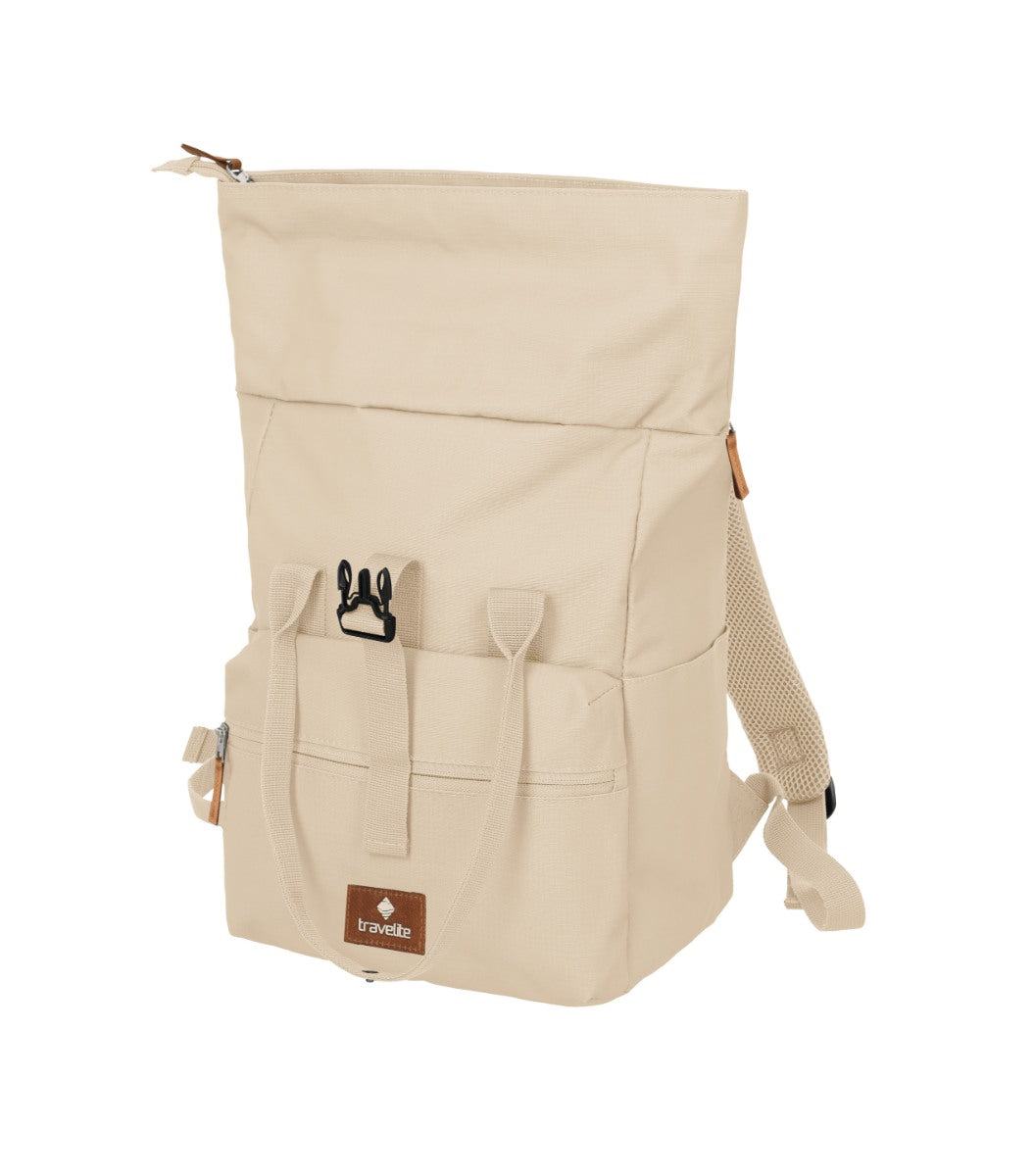 Travelite Basics Short Handle Rollup Hvid Rygsæk