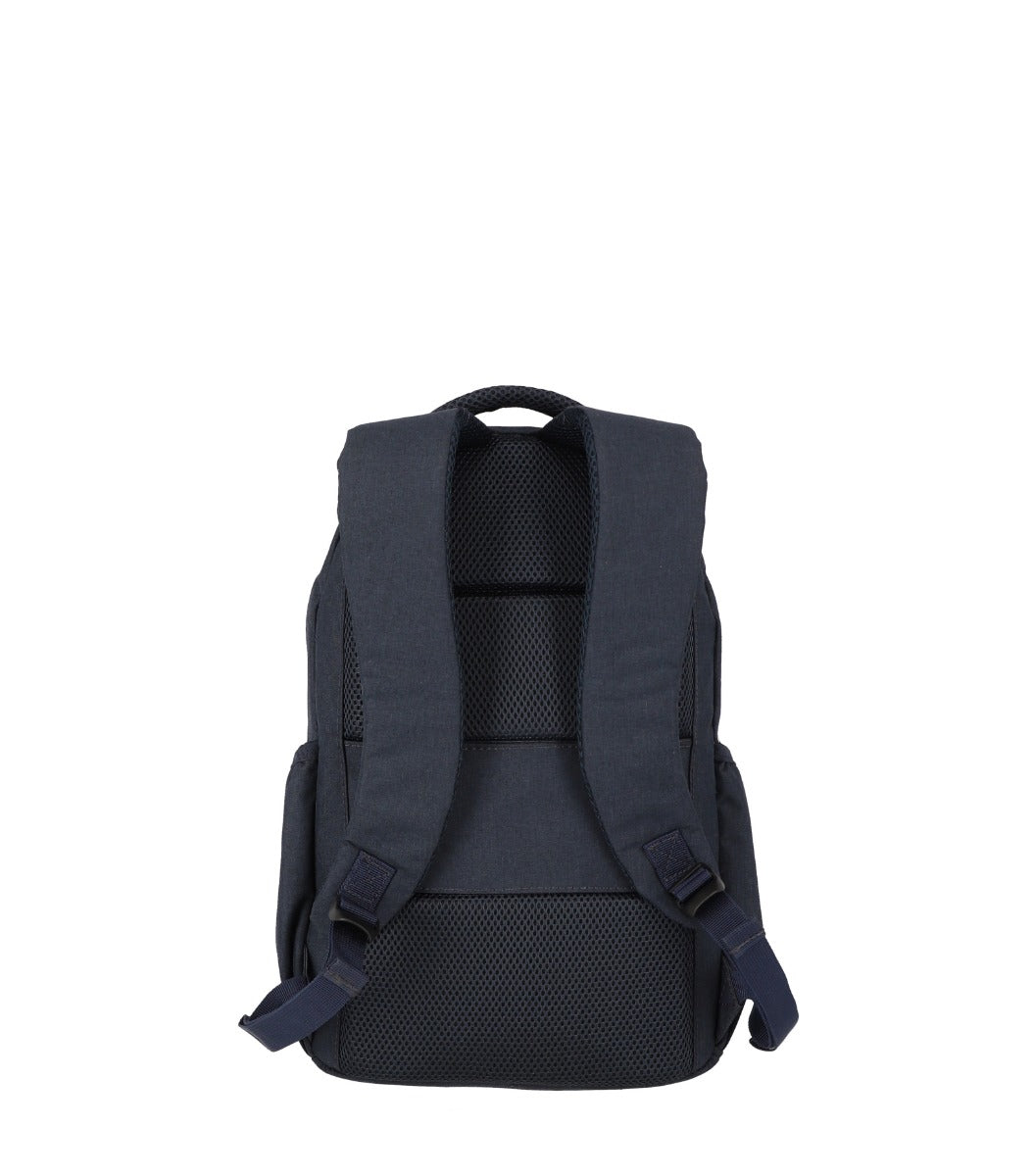 Travelite Basics Melange A4 Kabine Navy Rygsæk