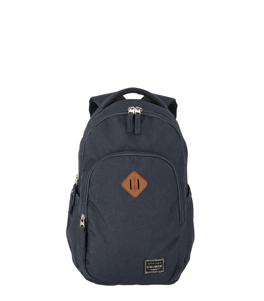 Travelite Basics Melange A4 Kabine Navy Rygsæk