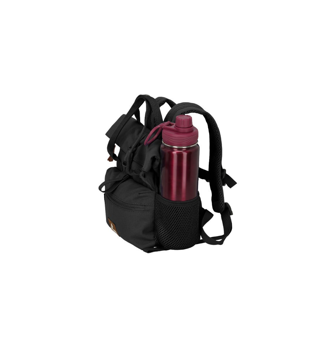 Travelite Basics Short Handle Mini Rollup Sort Rygsæk