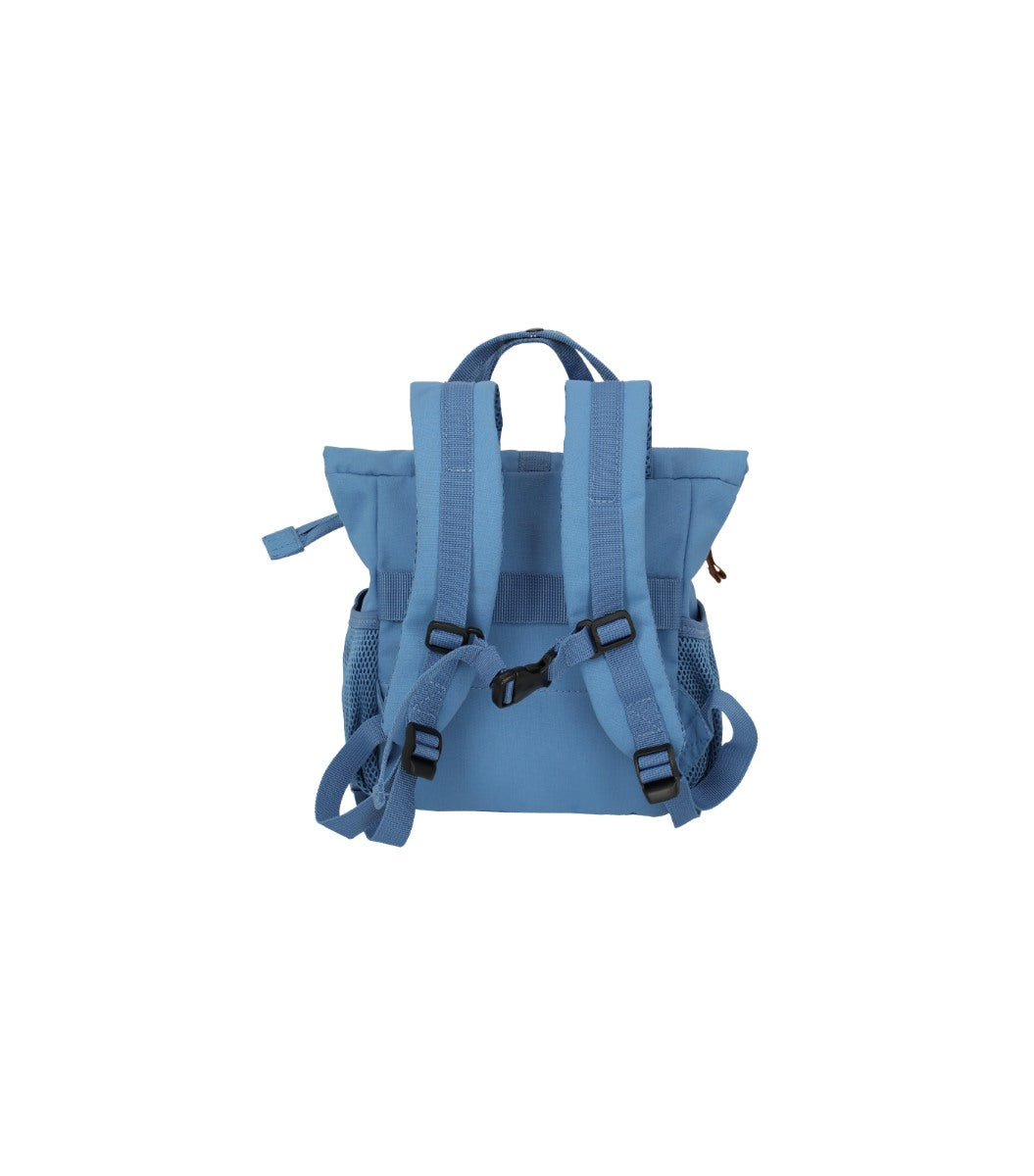 Travelite Basics Short Handle Mini Rollup Blå Rygsæk