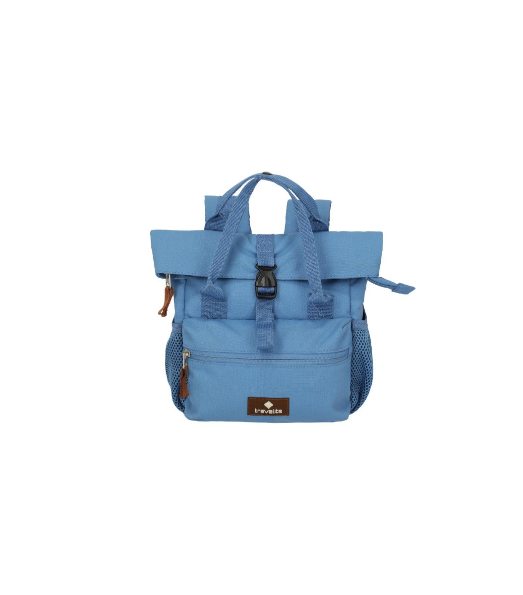 Travelite Basics Short Handle Mini Rollup Blå Rygsæk