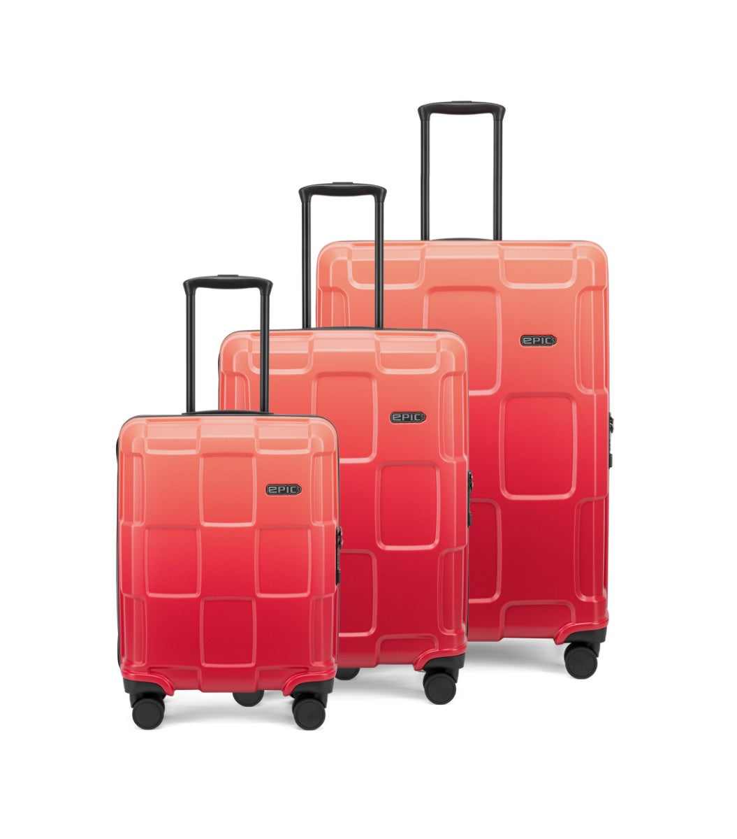 Epic Crate Wildlife Rød Kuffertsæt