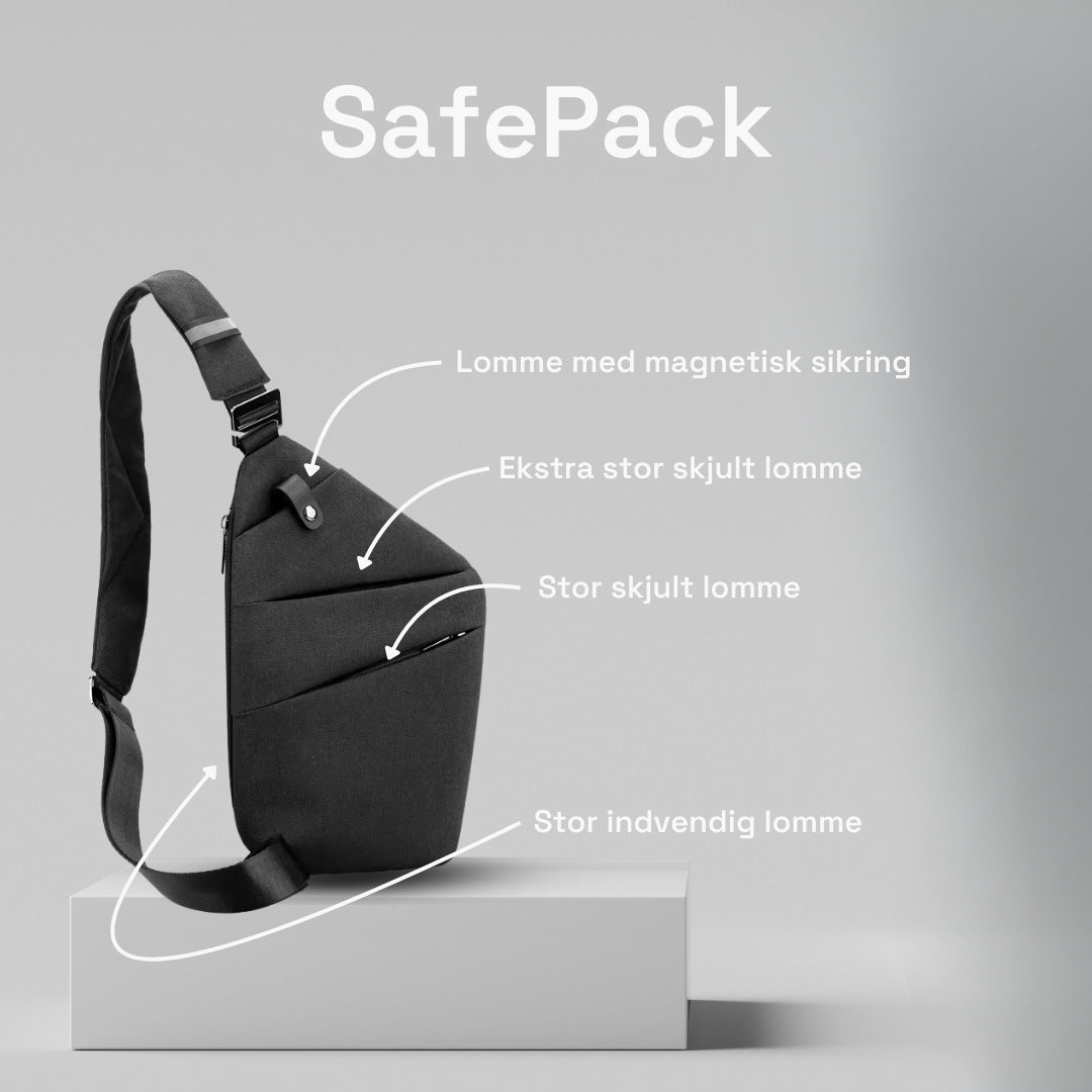 SafePack Skuldertaske