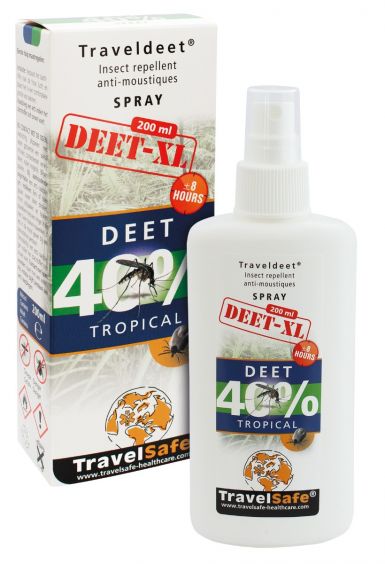 TravelSafe TravelDEET 40% XL Myggespray (200 ml)