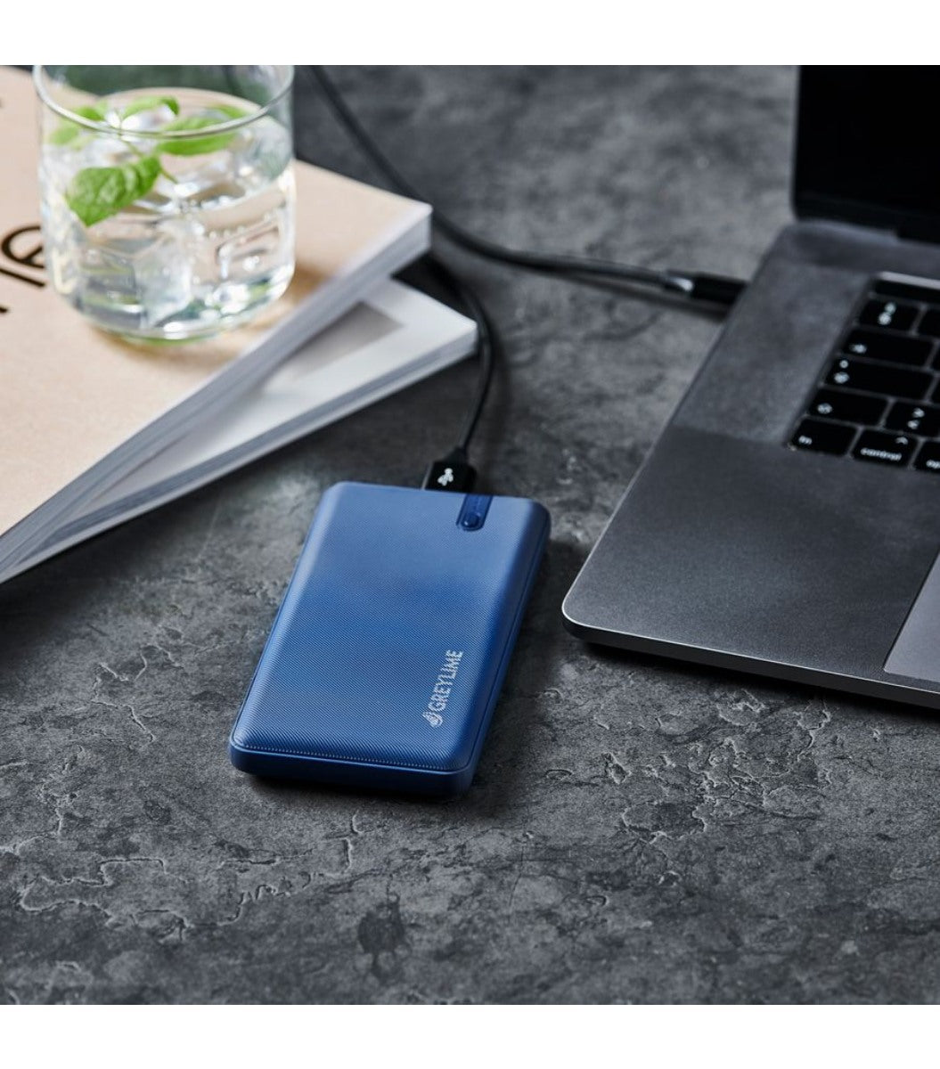 Greylime Ocean 10000 mAh Powerbank Deep Blå