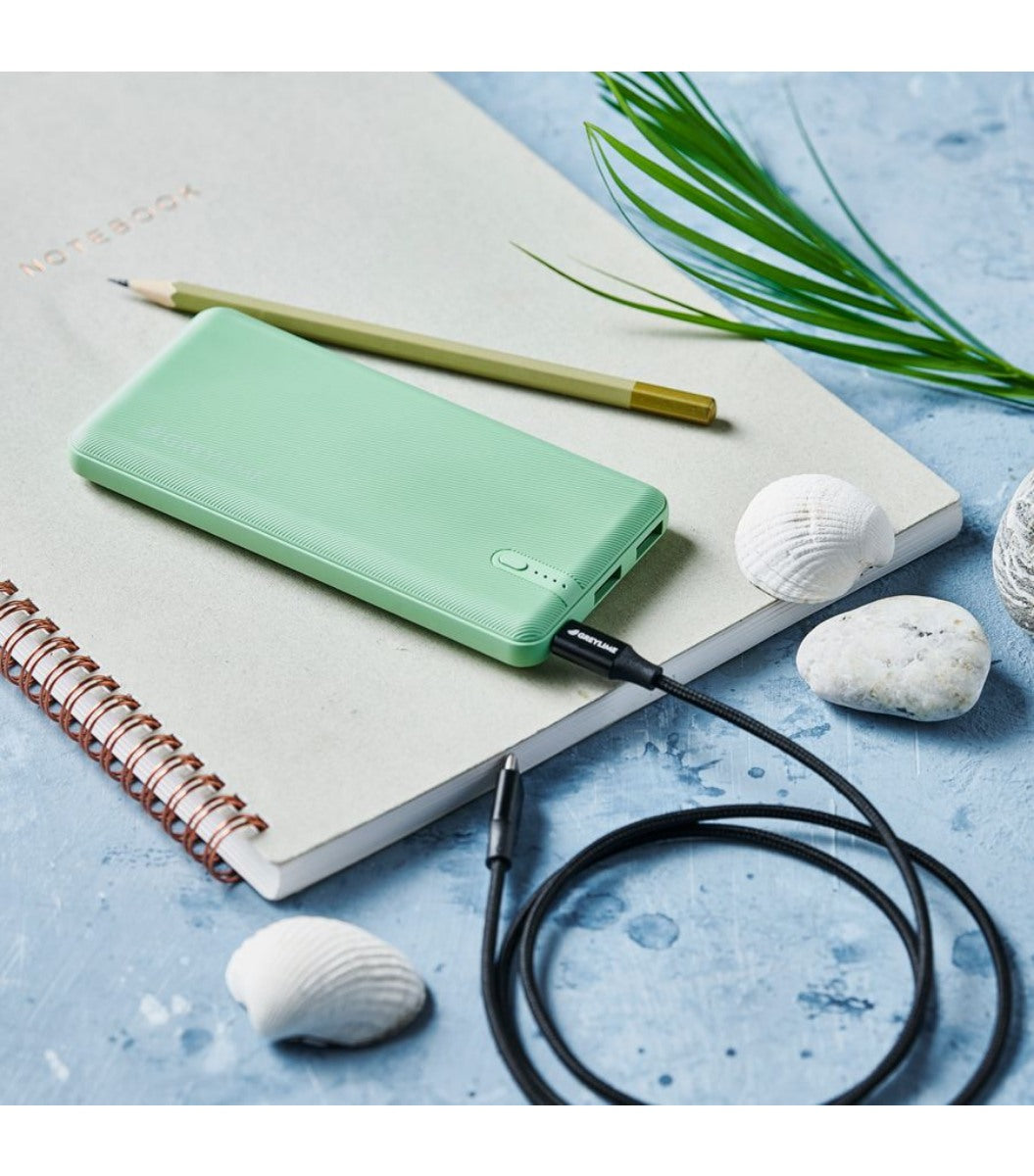 Greylime Ocean 10000 mAh Powerbank Mint Sea