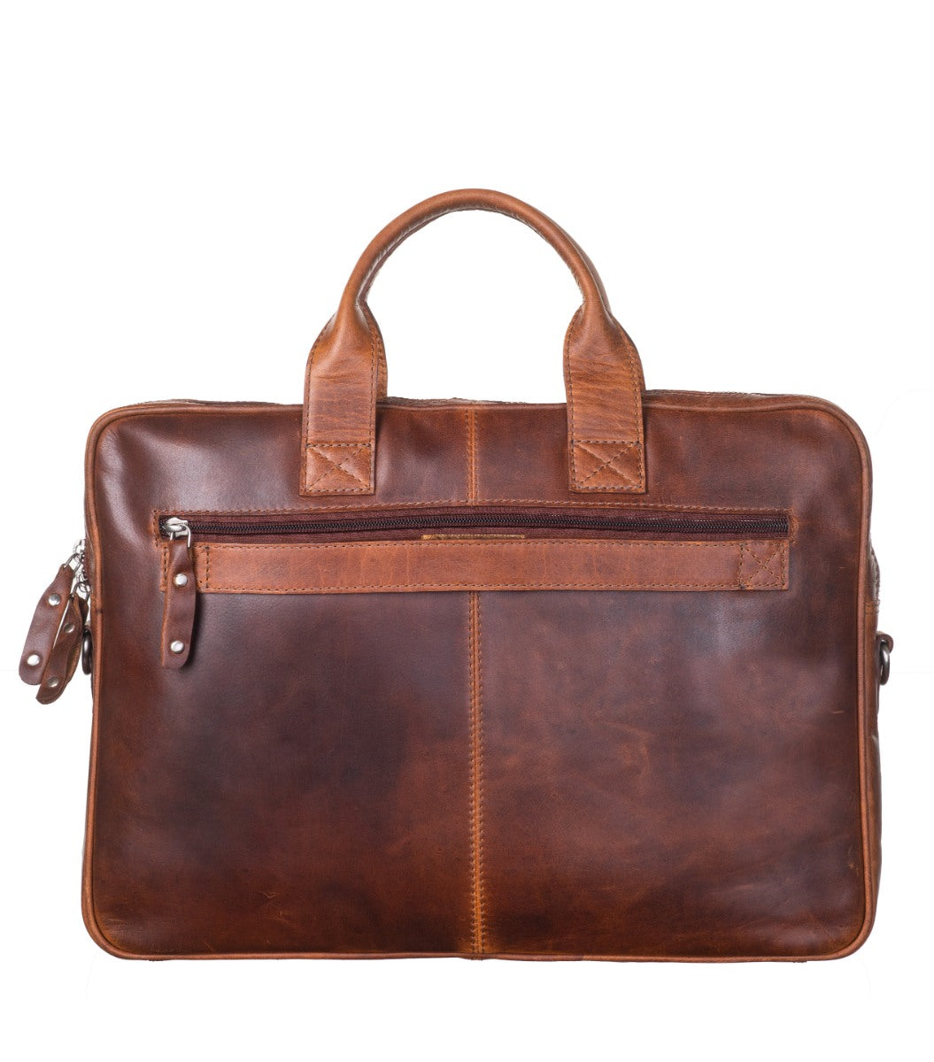 Carlo Cab Florens Computertaske 13" Cognac