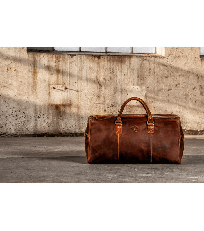 Carlo Florens Weekendtaske Cognac