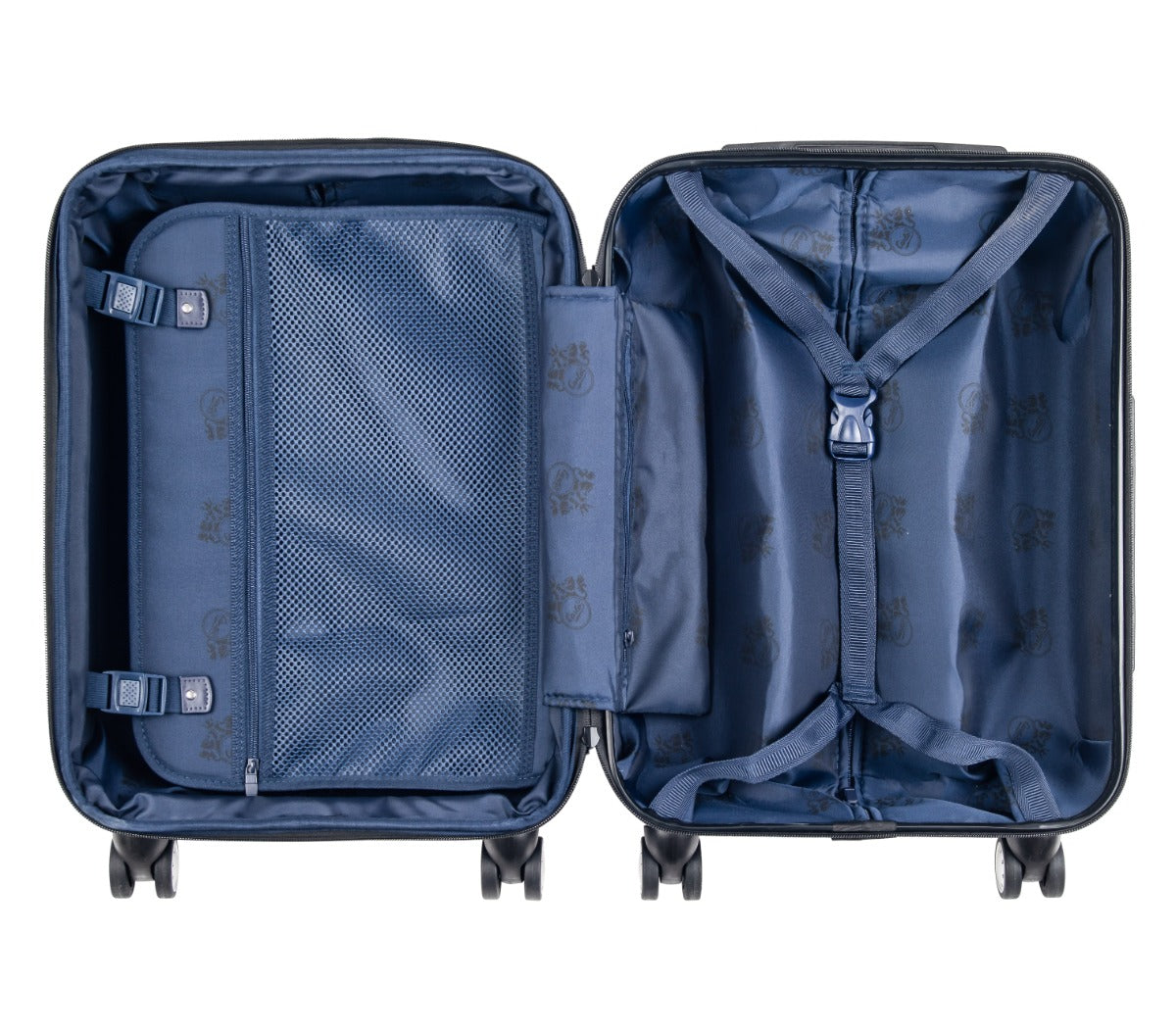 Carlo CAB Copenhagen Blå Metallic Kuffert