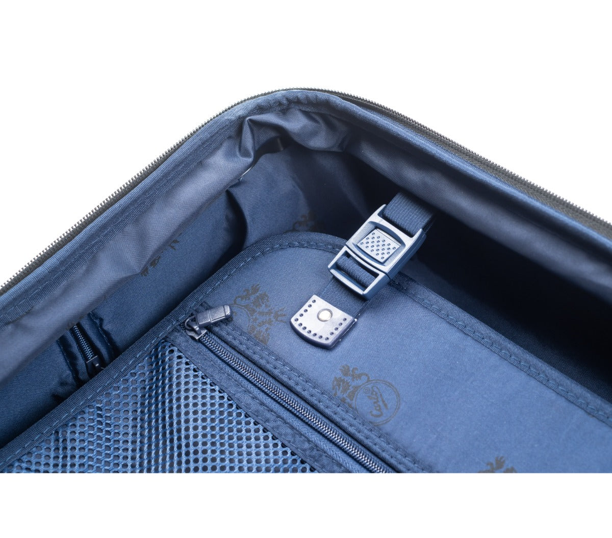 Carlo CAB Copenhagen Blå Metallic Kuffert