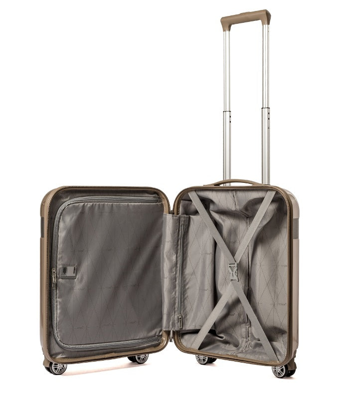 Titan Spotlight Flash Metallic Gold Kabinekuffert