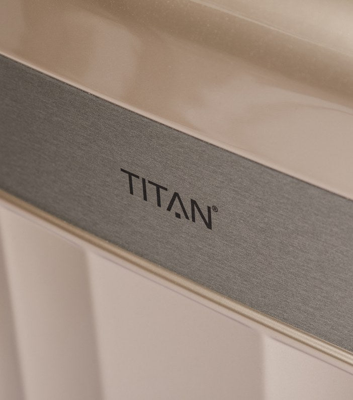 Titan Spotlight Flash Metallic Gold Kabinekuffert
